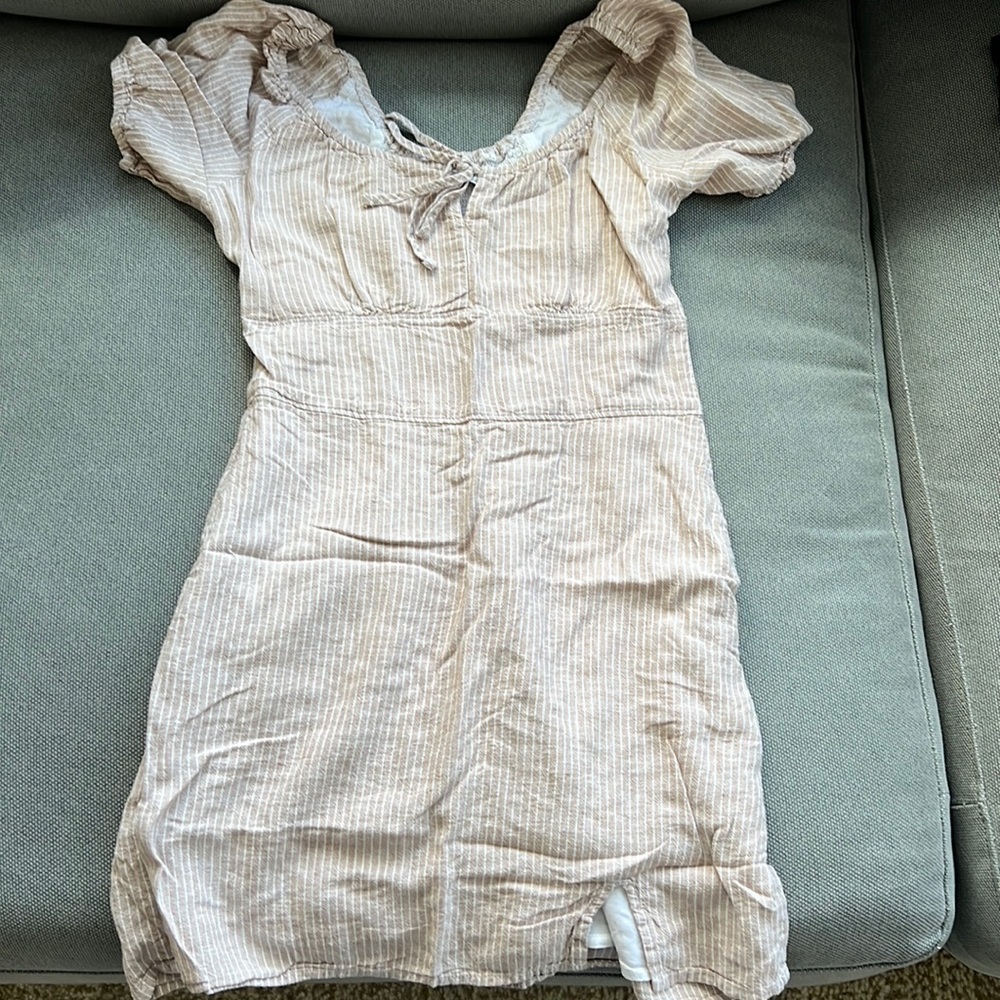 Abercrombie linen mini dress